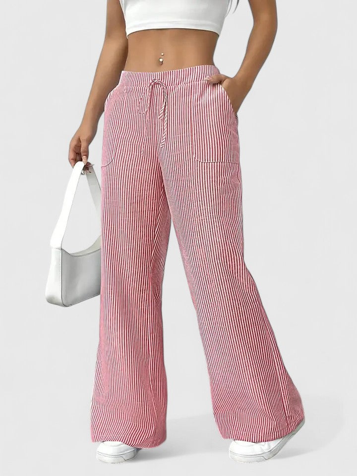 Dominique | Pantaloni spaziosi e comodi con dettagli eleganti