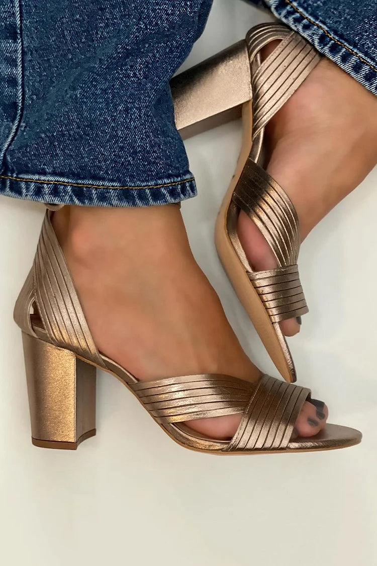 Calíope - Sandali eleganti con cinturini