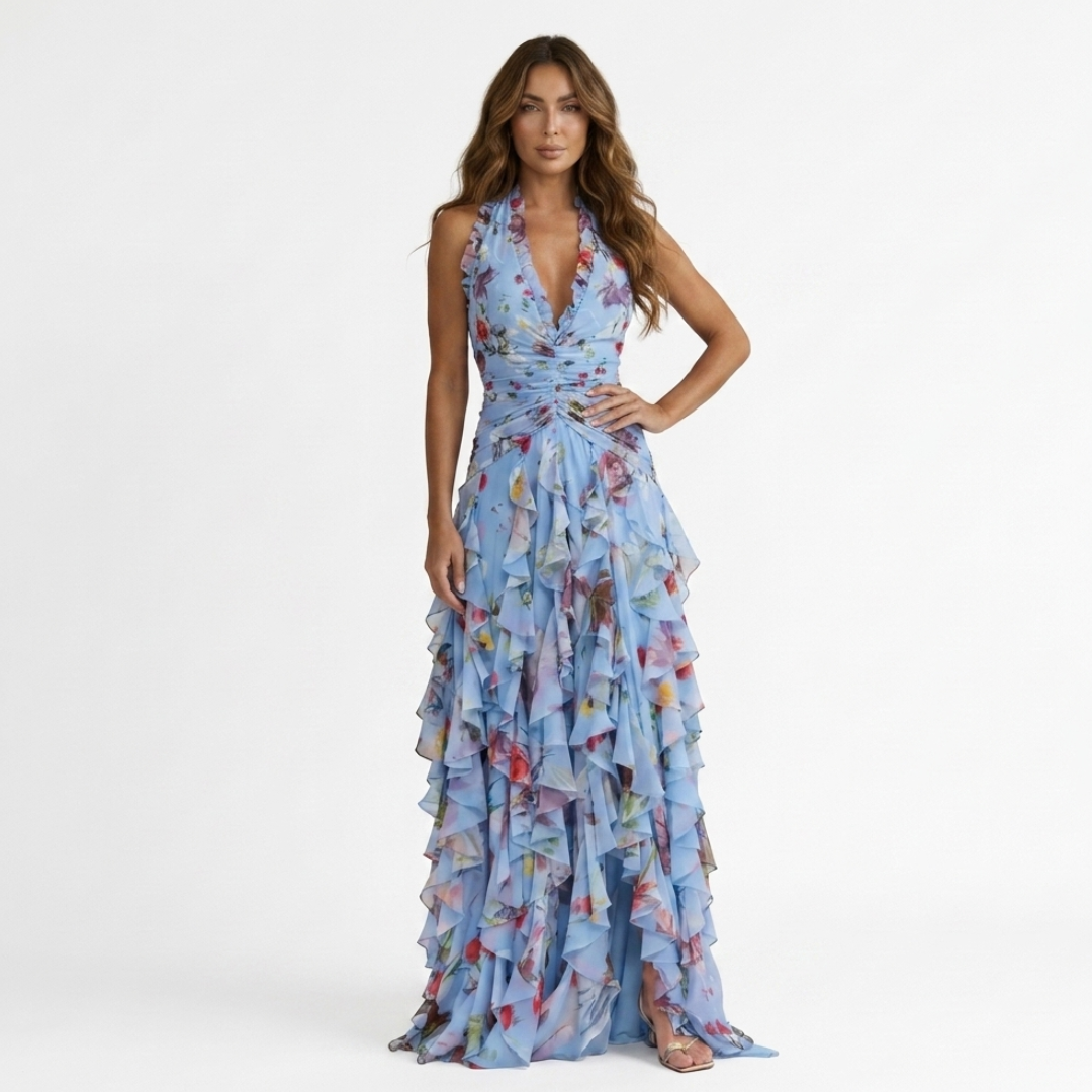 Dora - Maxi abito con scollo
