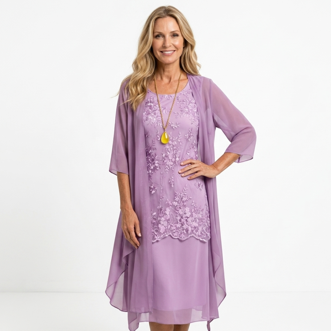Lumi - Abito Due Pezzi in Satin