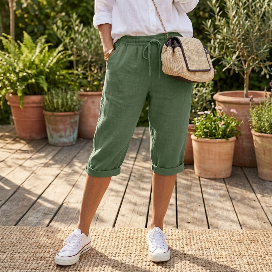 Sophia - Pantaloni corti in cotone