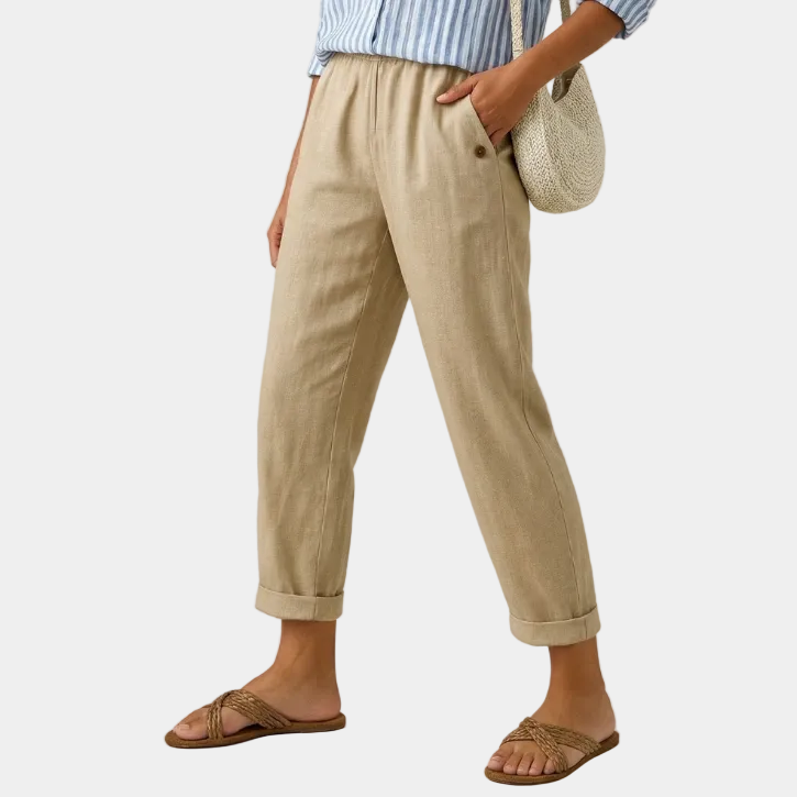 Agatha - Pantaloni in lino senza tempo
