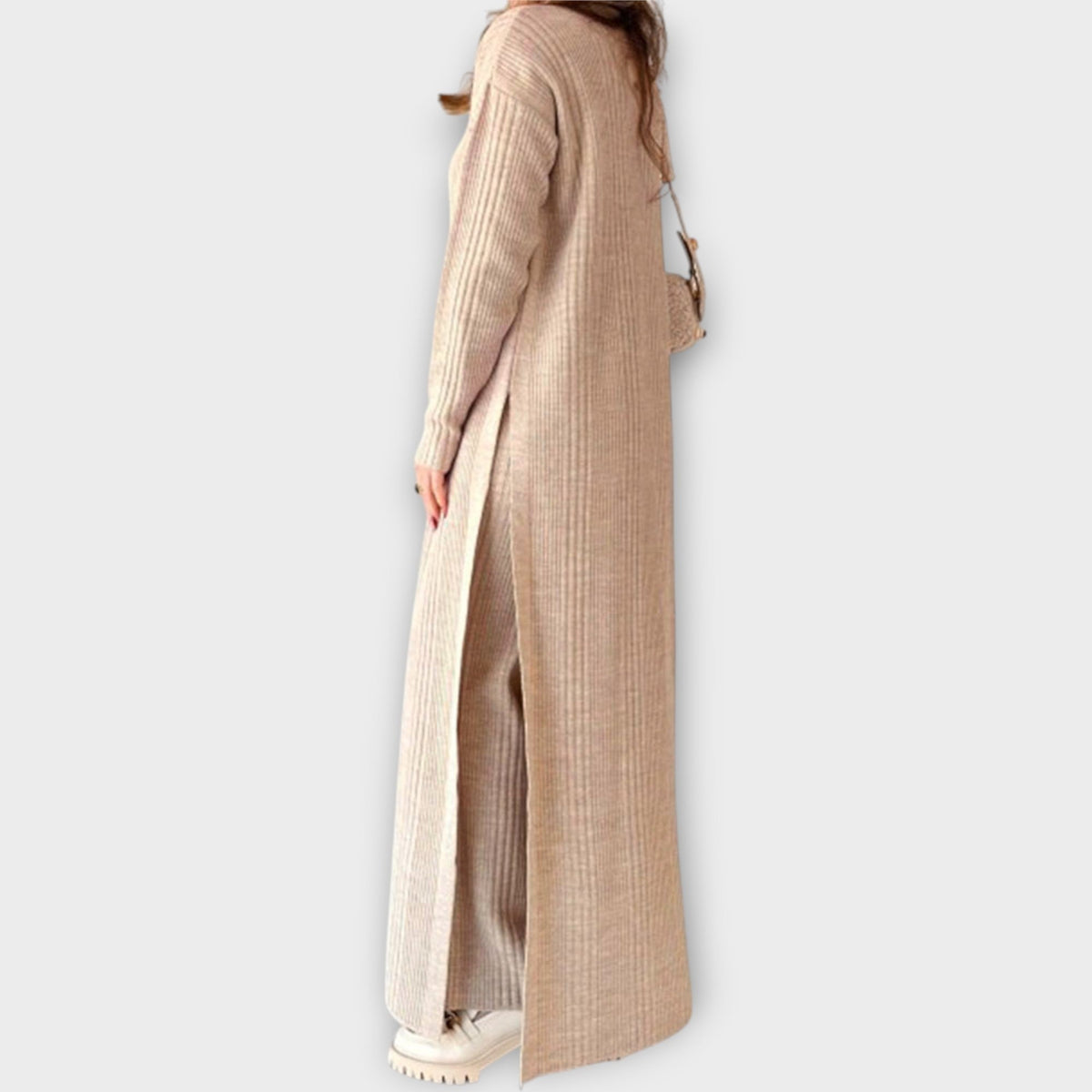 Maxi Abito Tricot con Linea Morbida