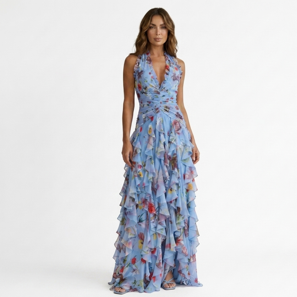 Dora - Maxi abito con scollo