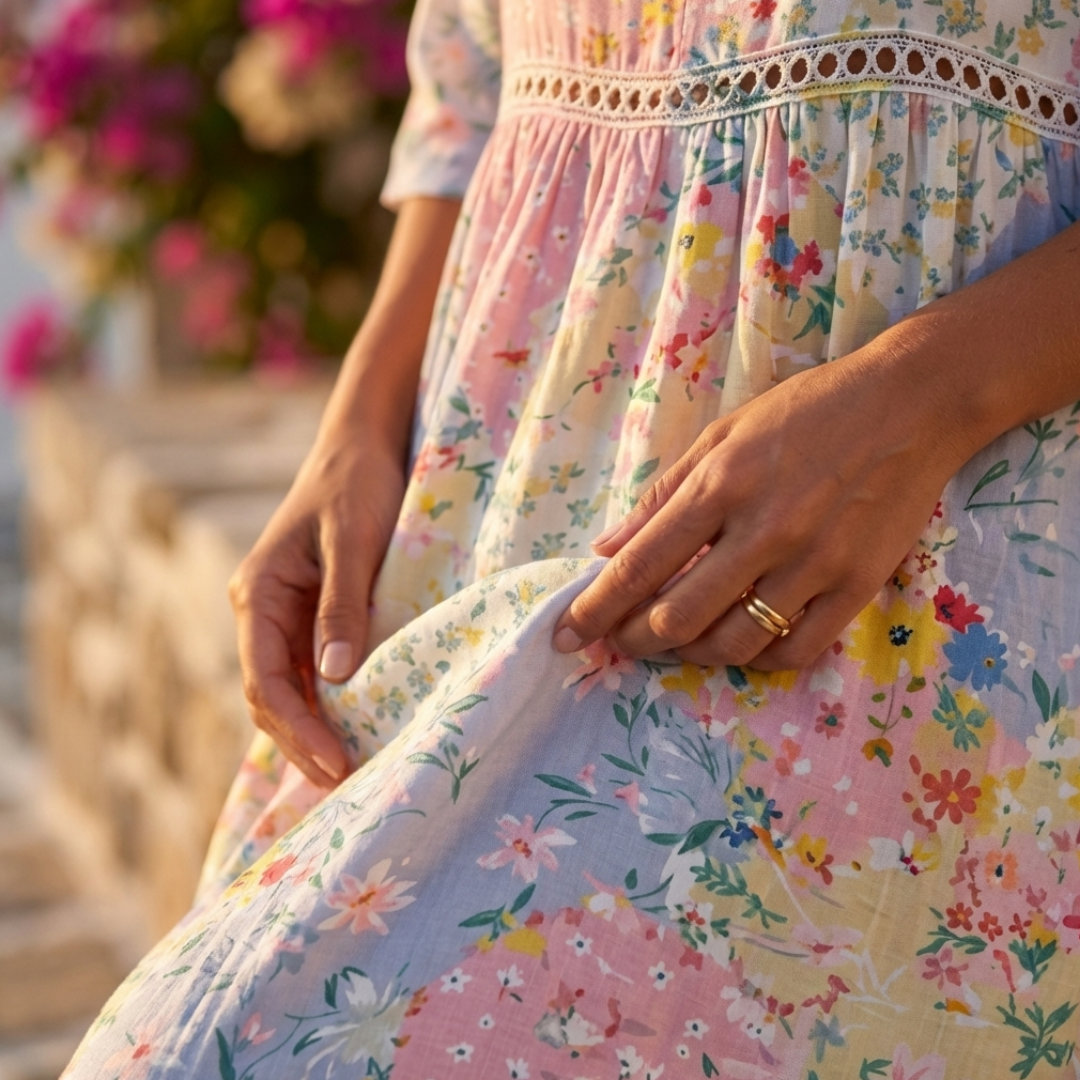 Delphine - Abito con fiori