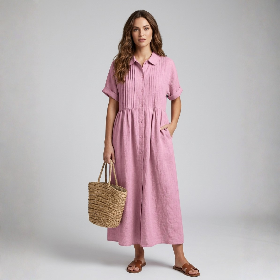 Electra - Abito camicia in cotone leggero