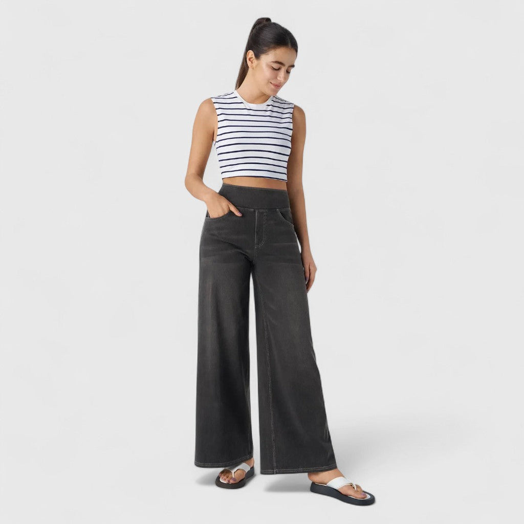 Speranza - pantaloni comodi ed elastici con vita alta