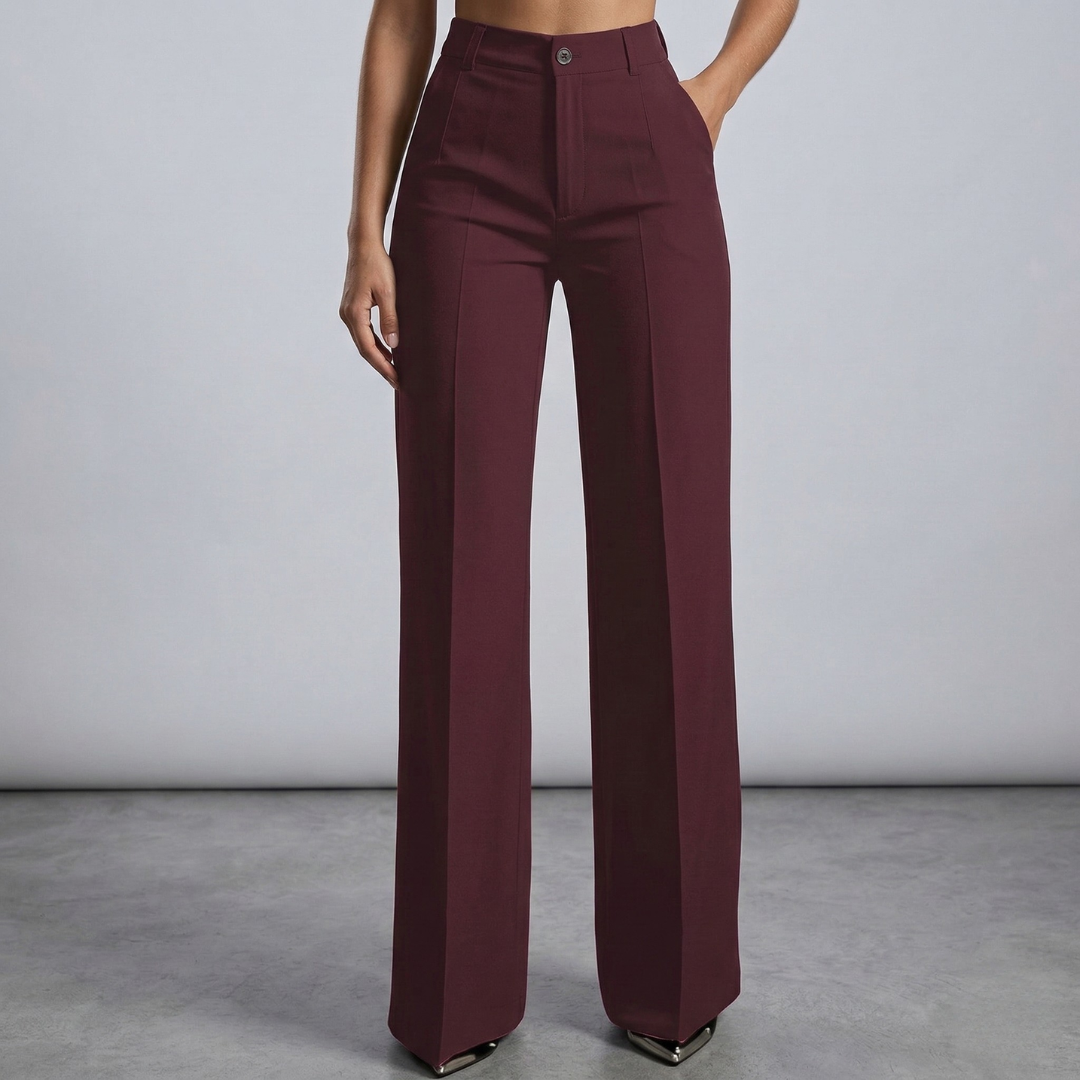 Elaine - Pantaloni eleganti a vita alta