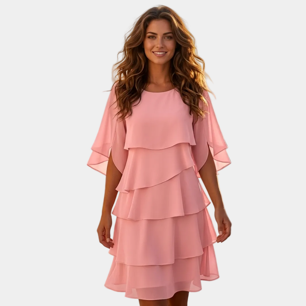 Cassandra - Abito elegante con molteplici strati