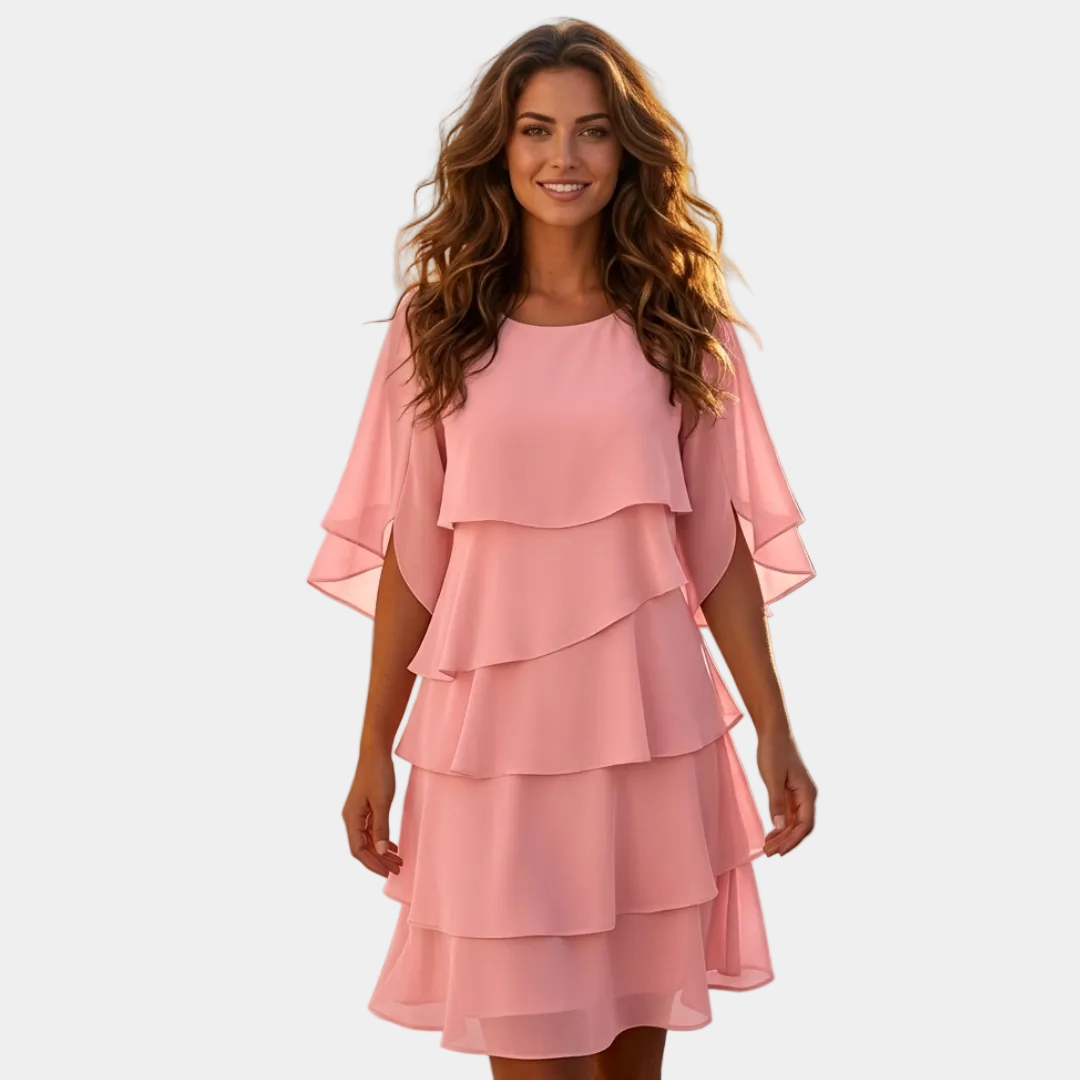 Cassandra - Abito elegante con molteplici strati