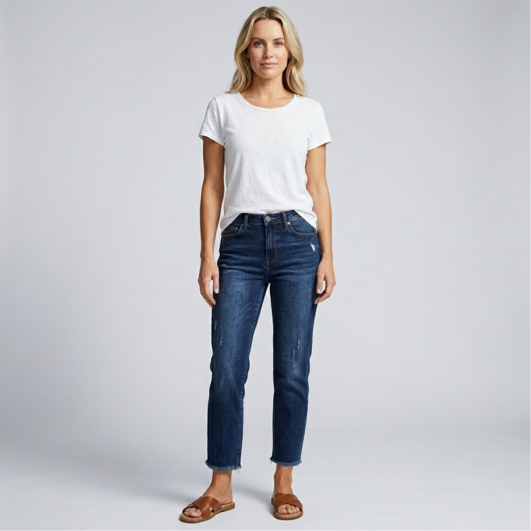 Anastasia - Jeans a gamba corta