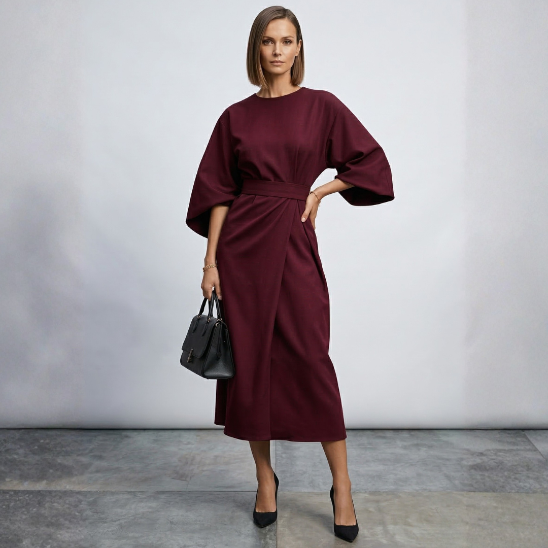 Xanthe - Abito maxi elegante con cintura