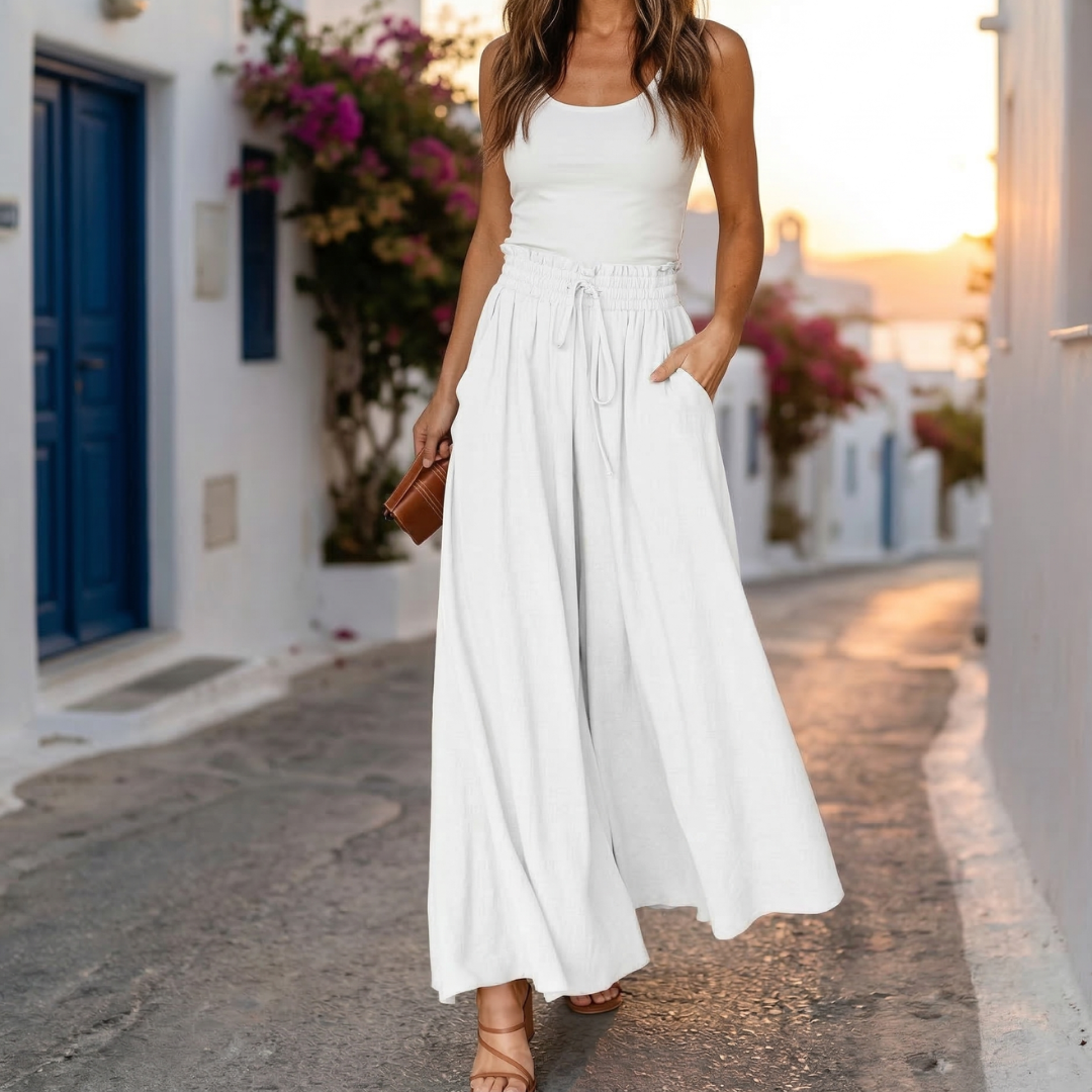 Melissa - Pantaloni a gamba larga senza sforzo