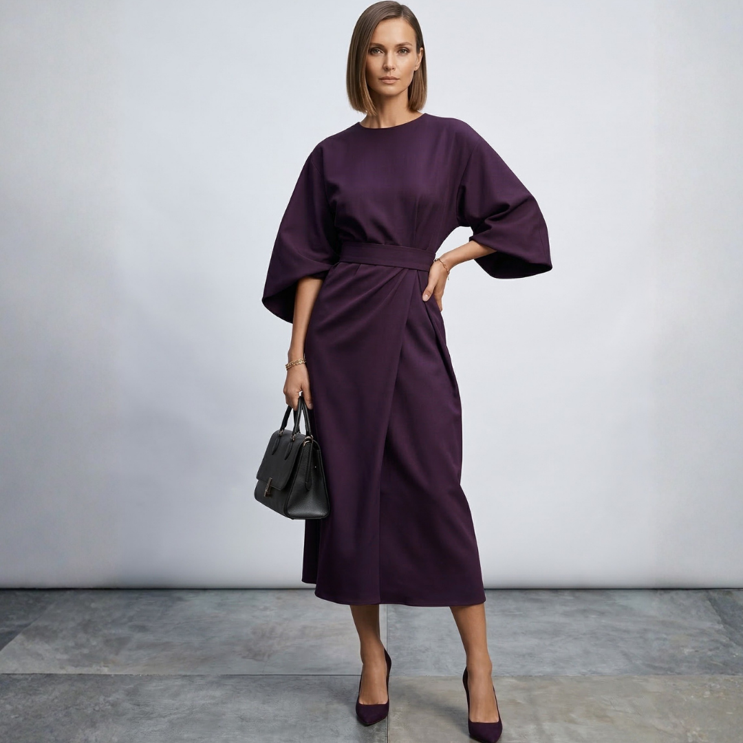Xanthe - Abito maxi elegante con cintura