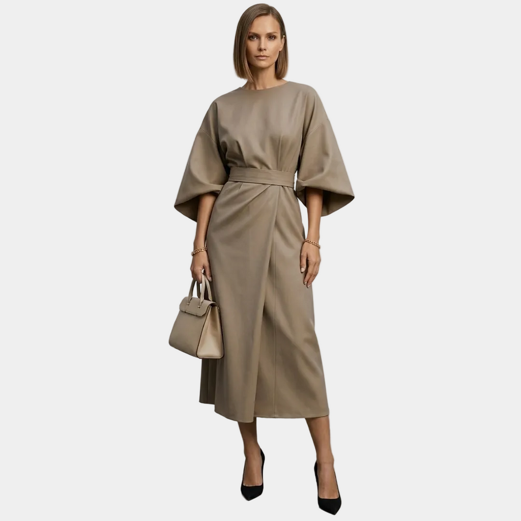 Xanthe - Abito maxi elegante con cintura