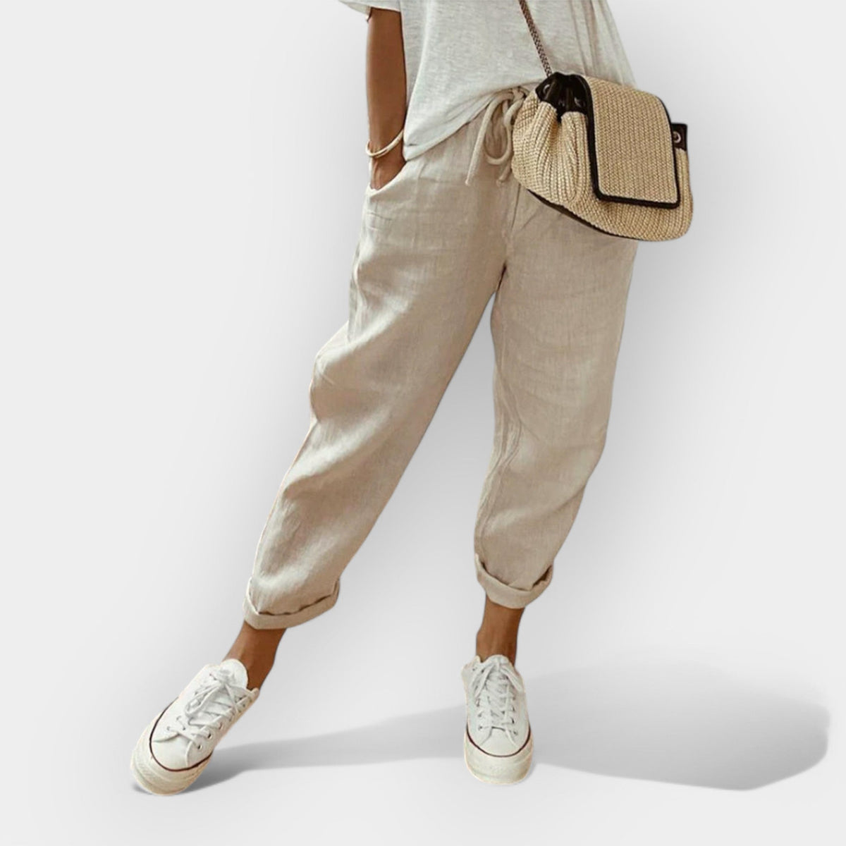 Pantaloni in Lino Leggeri