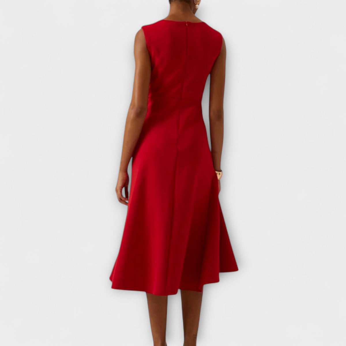 Juliette – Abito Midi Asimmetrico con Drappeggio
