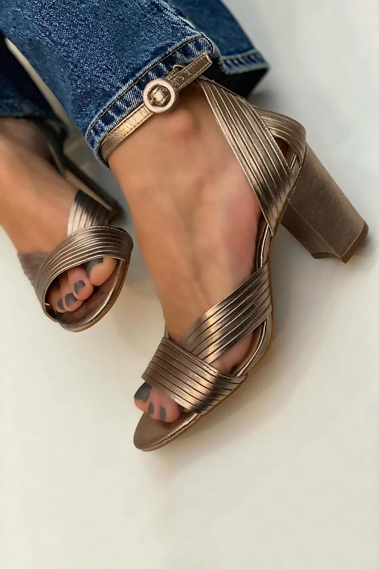 Calíope - Sandali eleganti con cinturini