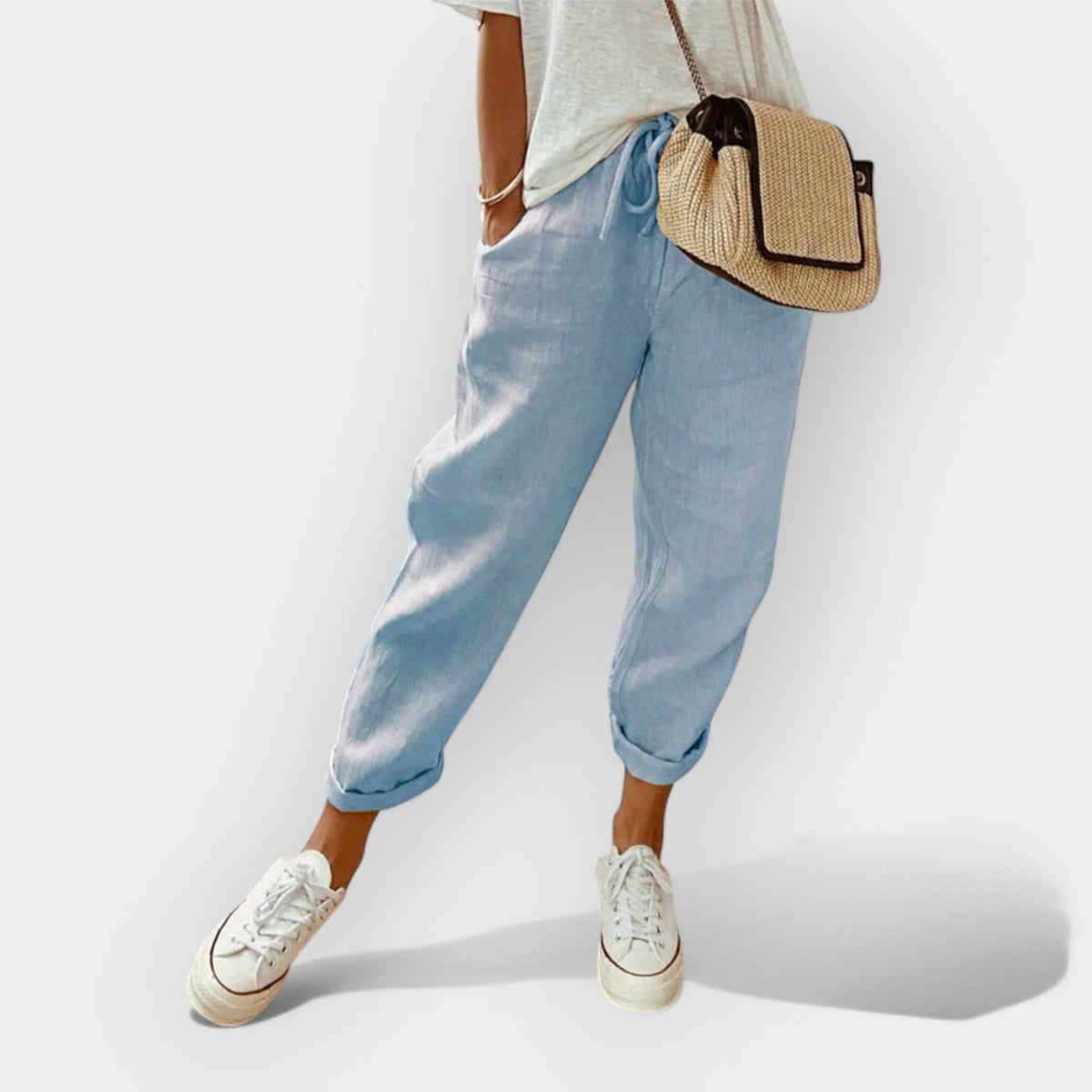 Pantaloni in Lino Leggeri