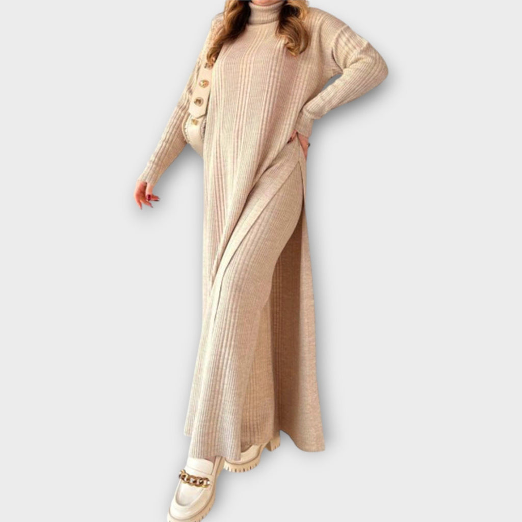 Maxi Abito Tricot con Linea Morbida