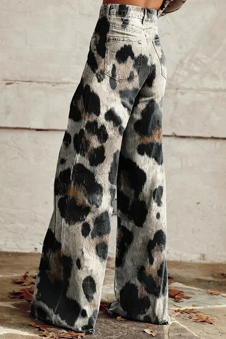 Ghepardo | Pantaloni Boho Vintage con Stampa Chic