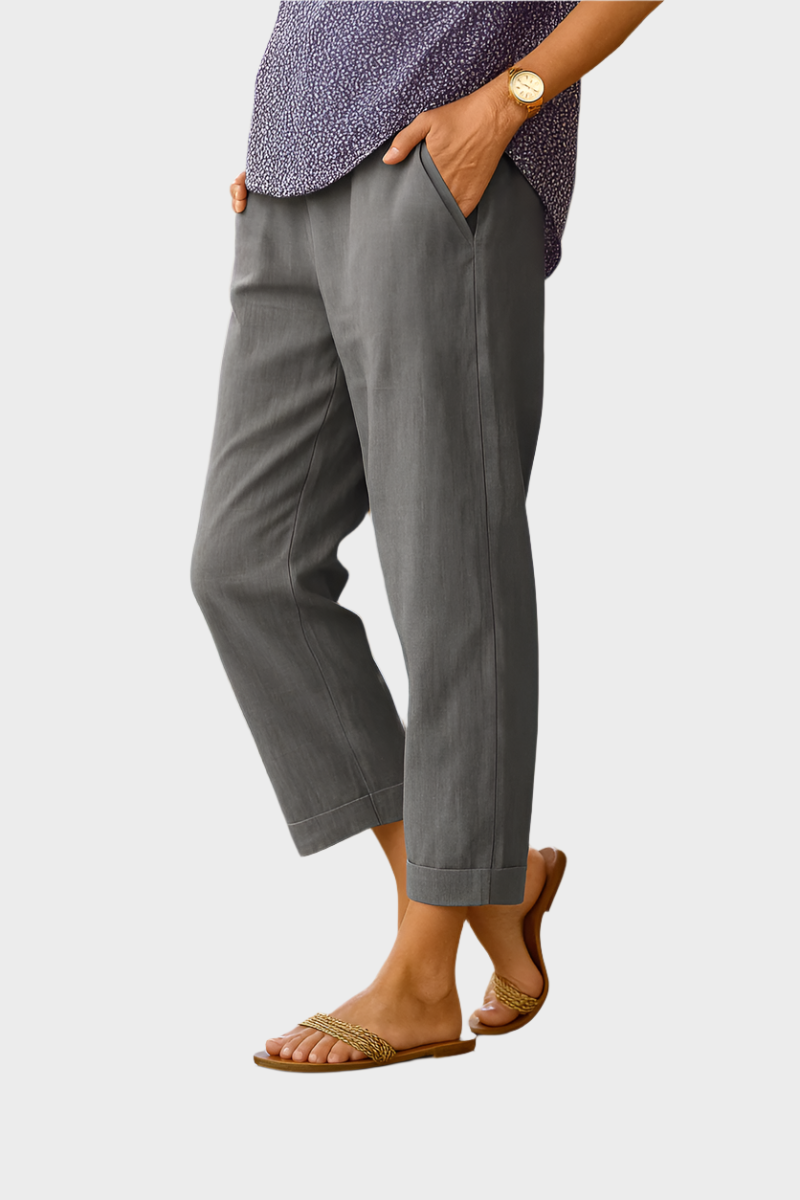 Pantaloni Estivi in Lino e Cotone