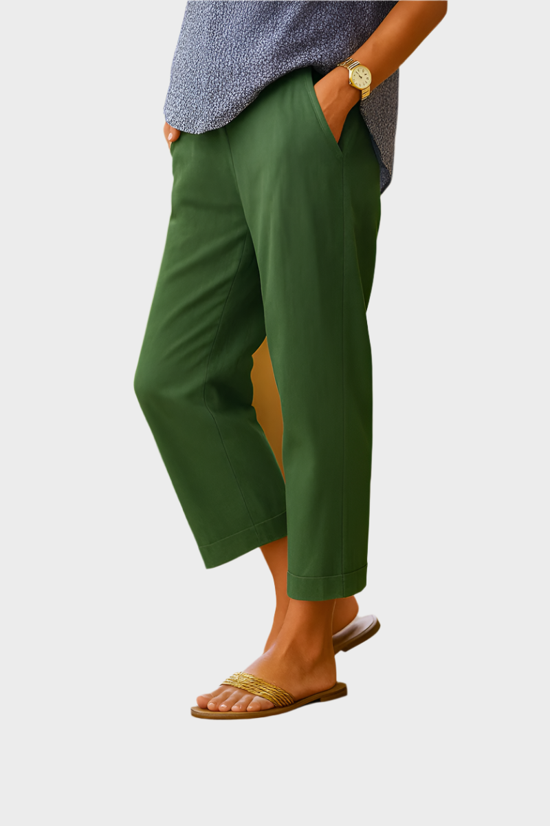 Pantaloni Estivi in Lino e Cotone