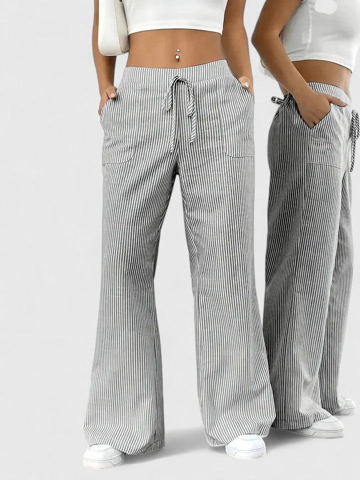 Dominique | Pantaloni spaziosi e comodi con dettagli eleganti