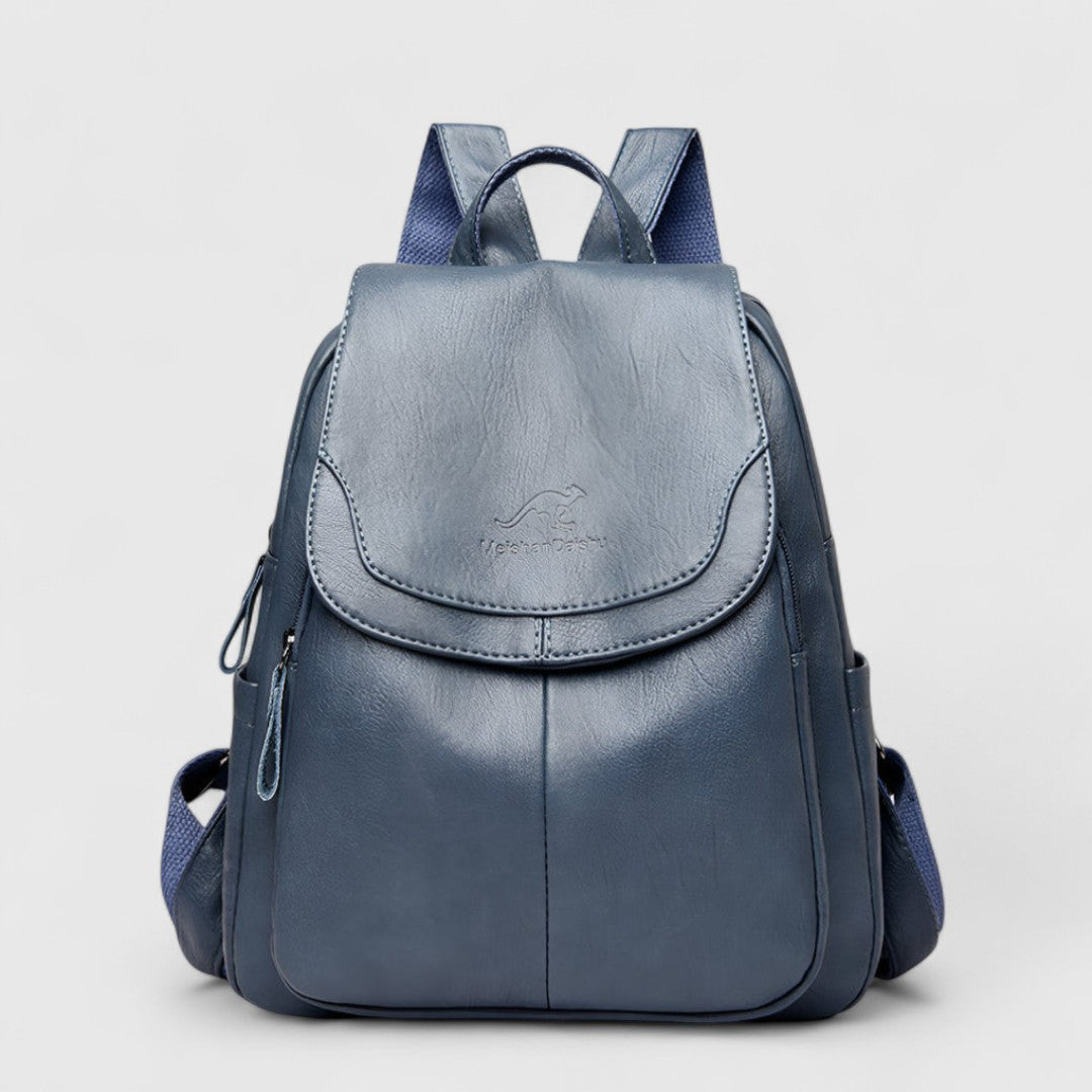 Callisto - Zaino in pelle con design e stile obiettivo