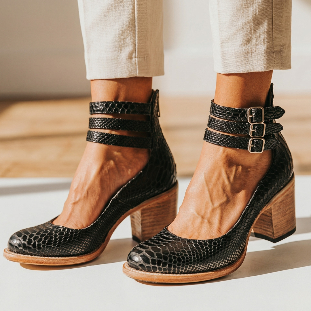 Milena - Tacchi in pelle comodi