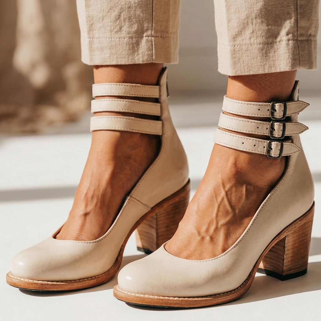 Milena - Tacchi in pelle comodi