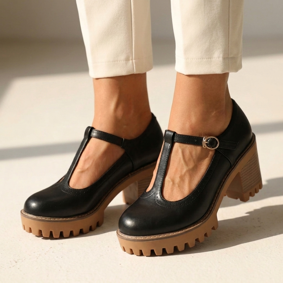 Meg - Tacchi eleganti con cinturino T