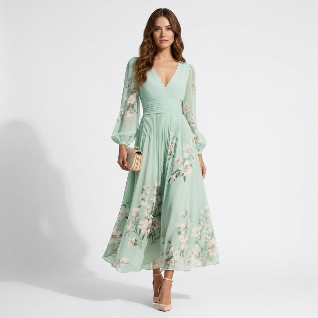 Mel - Abito Midi Elegante e Leggero