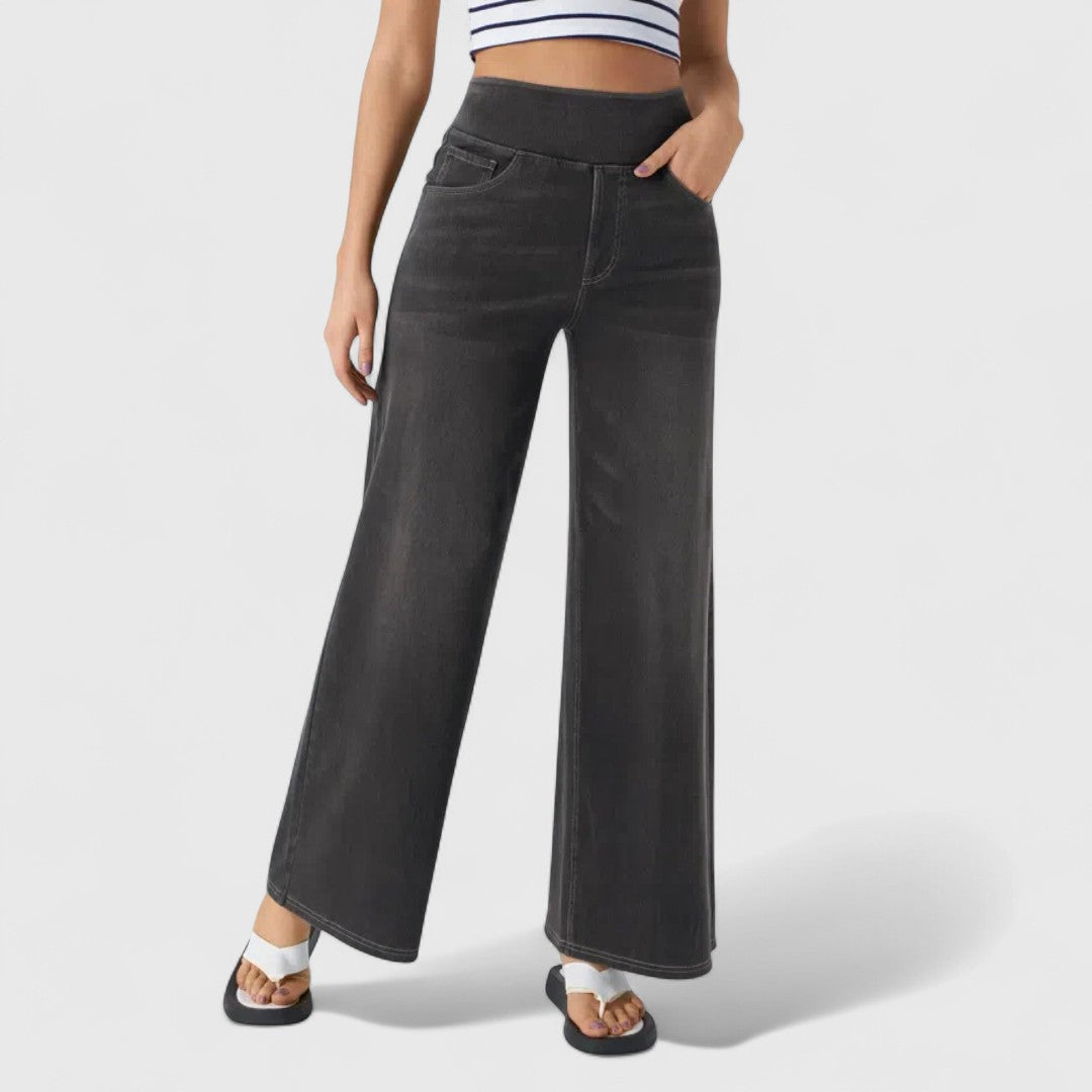 Speranza - pantaloni comodi ed elastici con vita alta