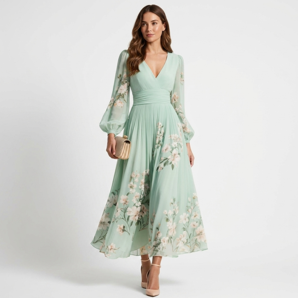 Mel - Abito Midi Elegante e Leggero