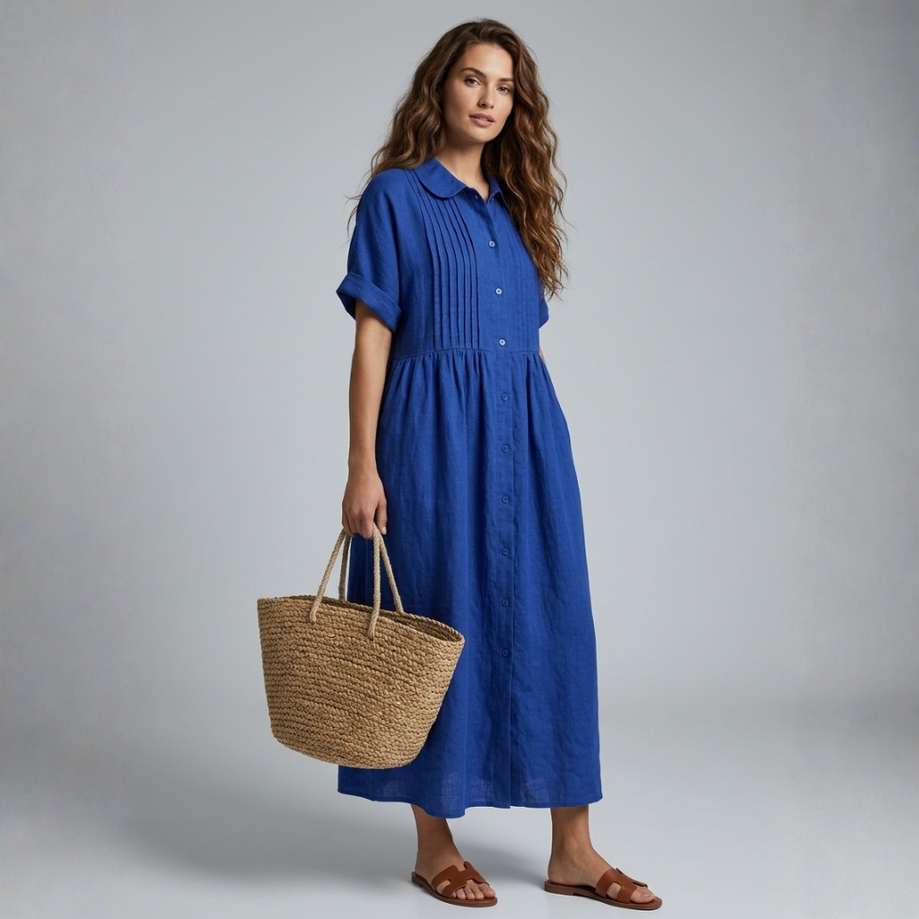Electra - Abito camicia in cotone leggero