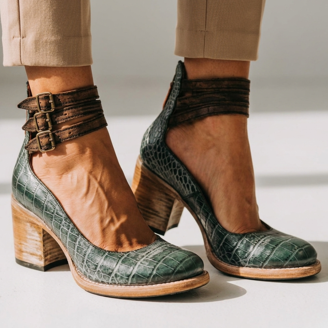 Milena - Tacchi in pelle comodi