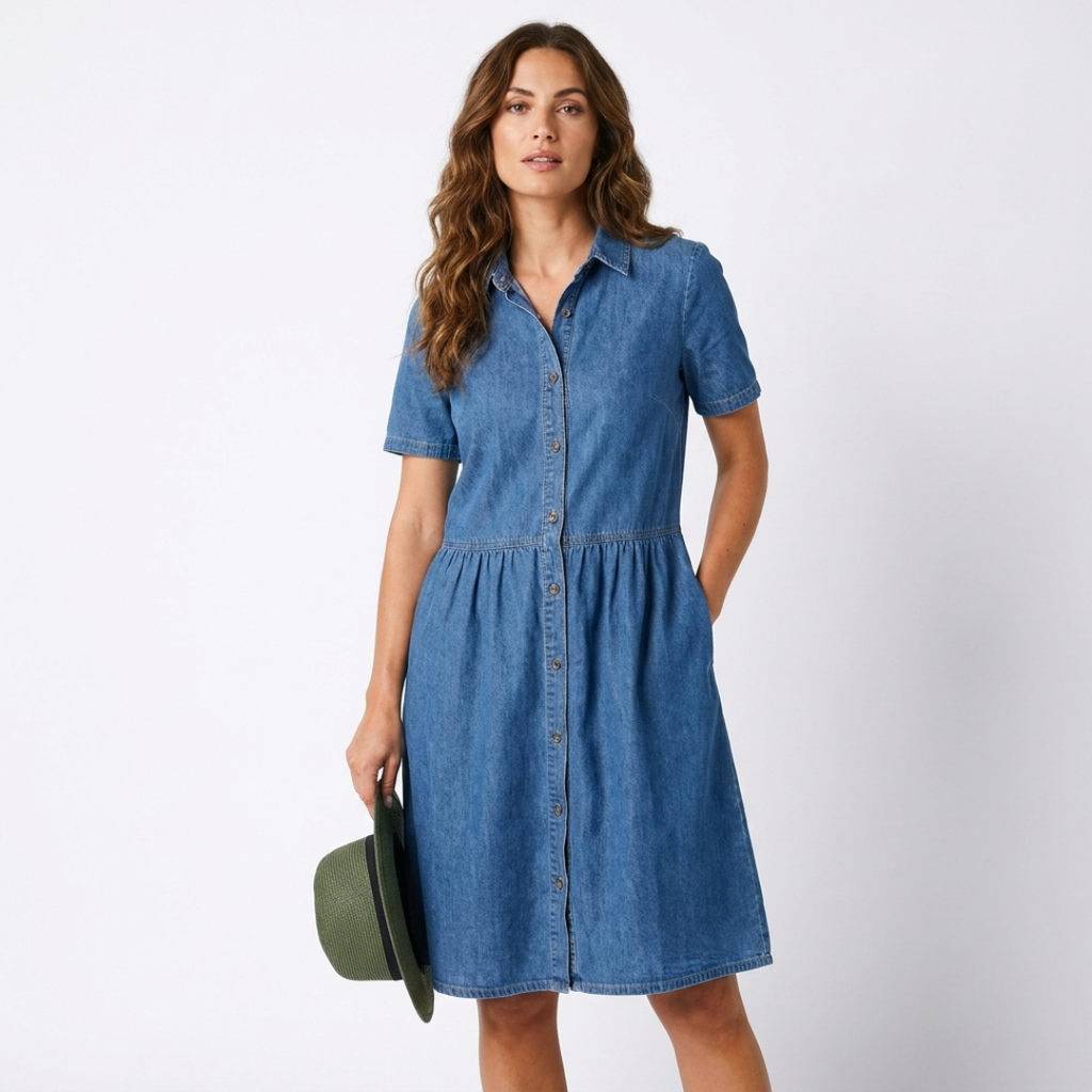 Neusa - Abito in stile jeans