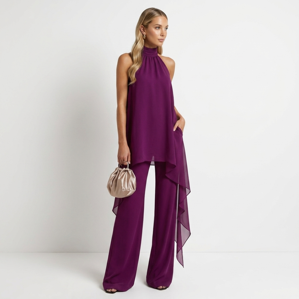 Leandra - Set elegante con colletto