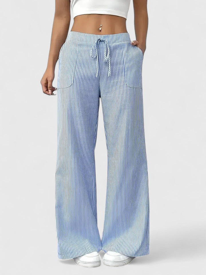 Dominique | Pantaloni spaziosi e comodi con dettagli eleganti