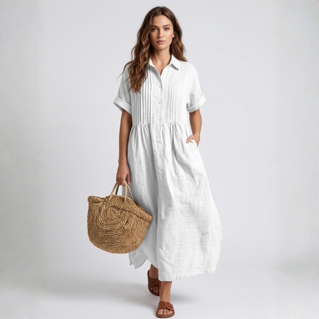 Electra - Abito camicia in cotone leggero