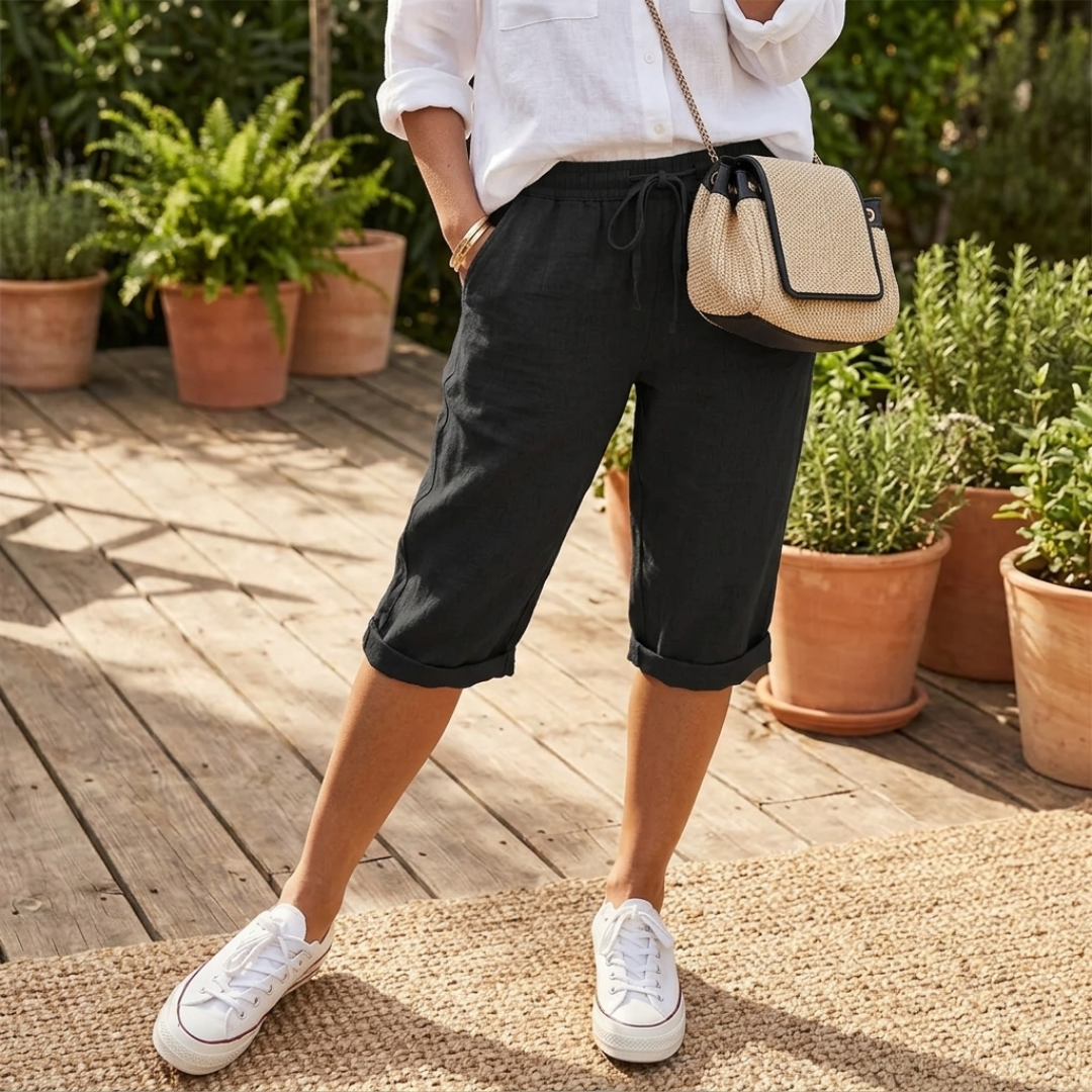 Sophia - Pantaloni corti in cotone