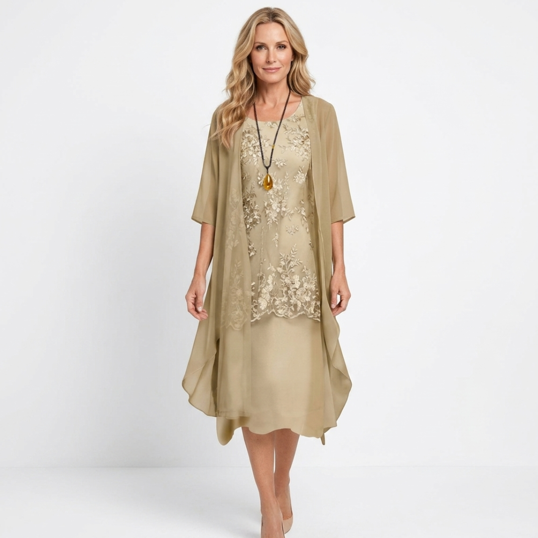 Lumi - Abito Due Pezzi in Satin