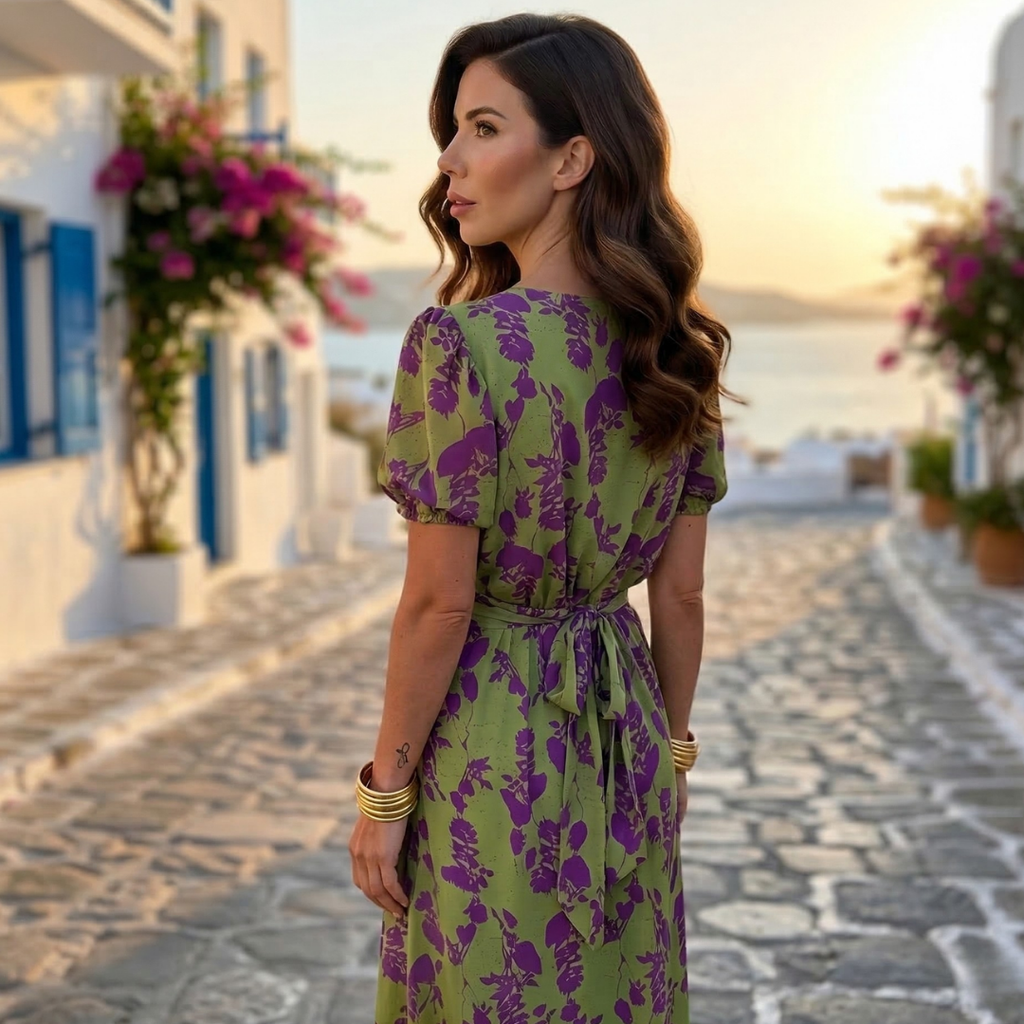 Lara - Vestito con fiori