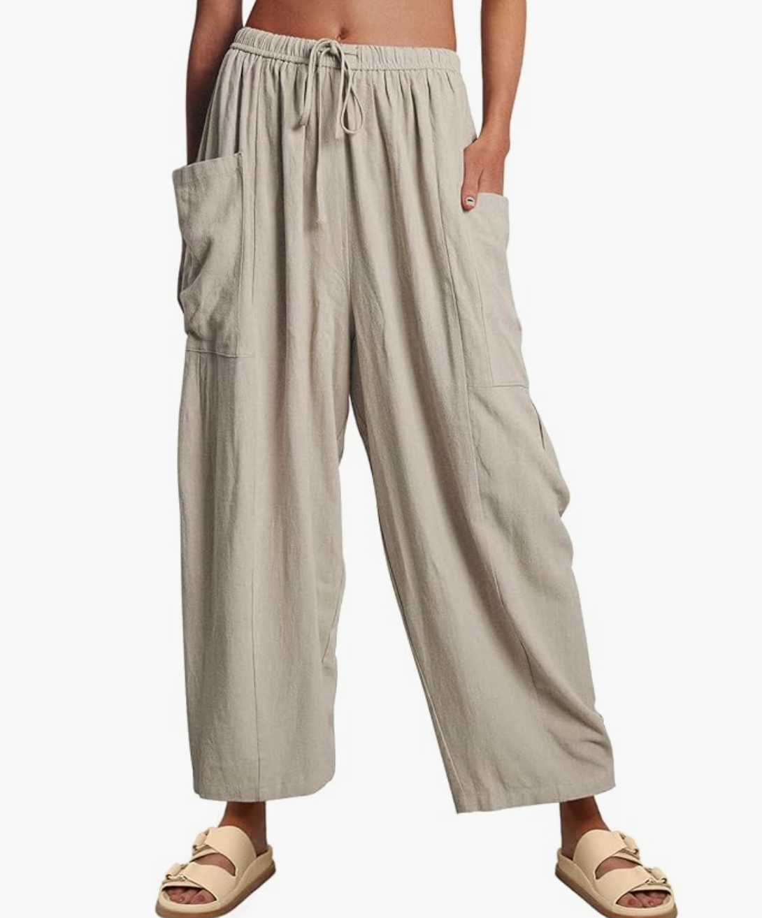 GABRIELLA | Pantaloni estivi con gamba larga