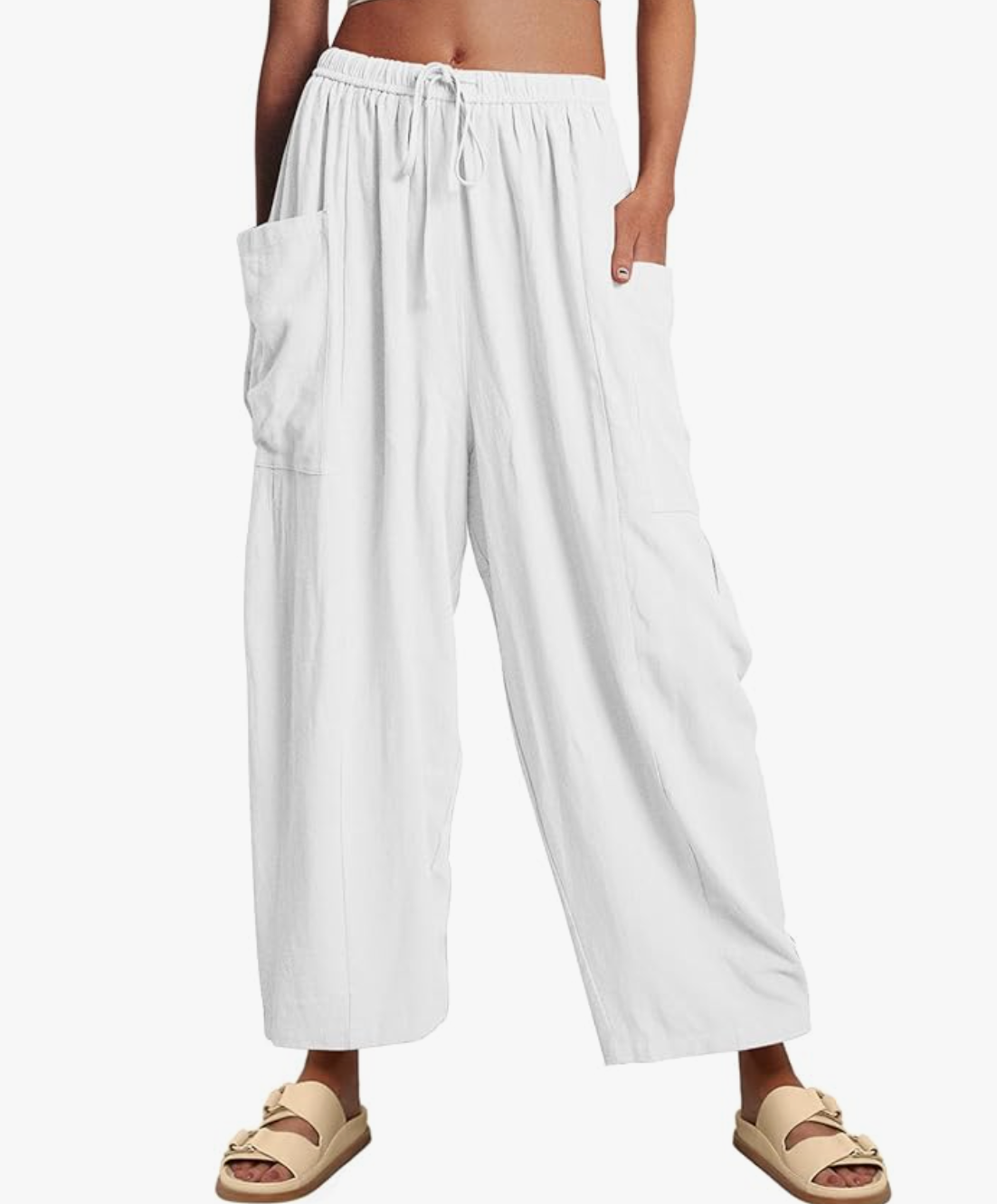 GABRIELLA | Pantaloni estivi con gamba larga