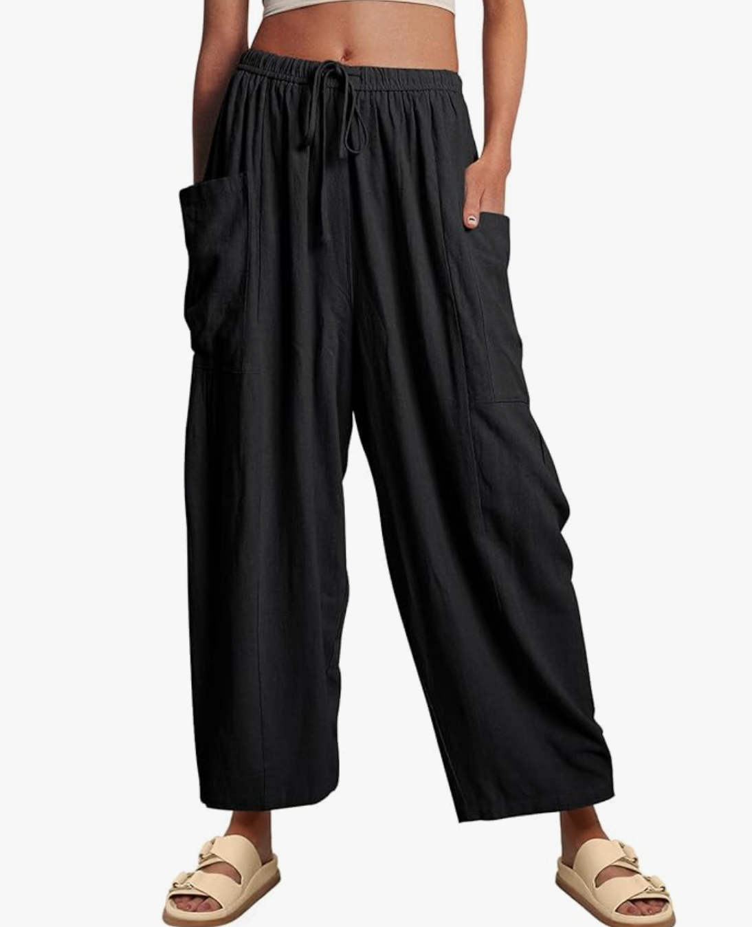 GABRIELLA | Pantaloni estivi con gamba larga
