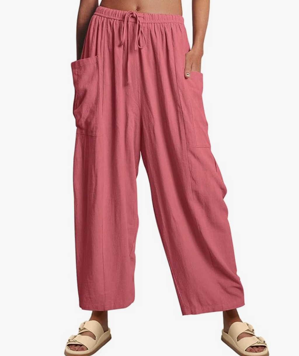 GABRIELLA | Pantaloni estivi con gamba larga