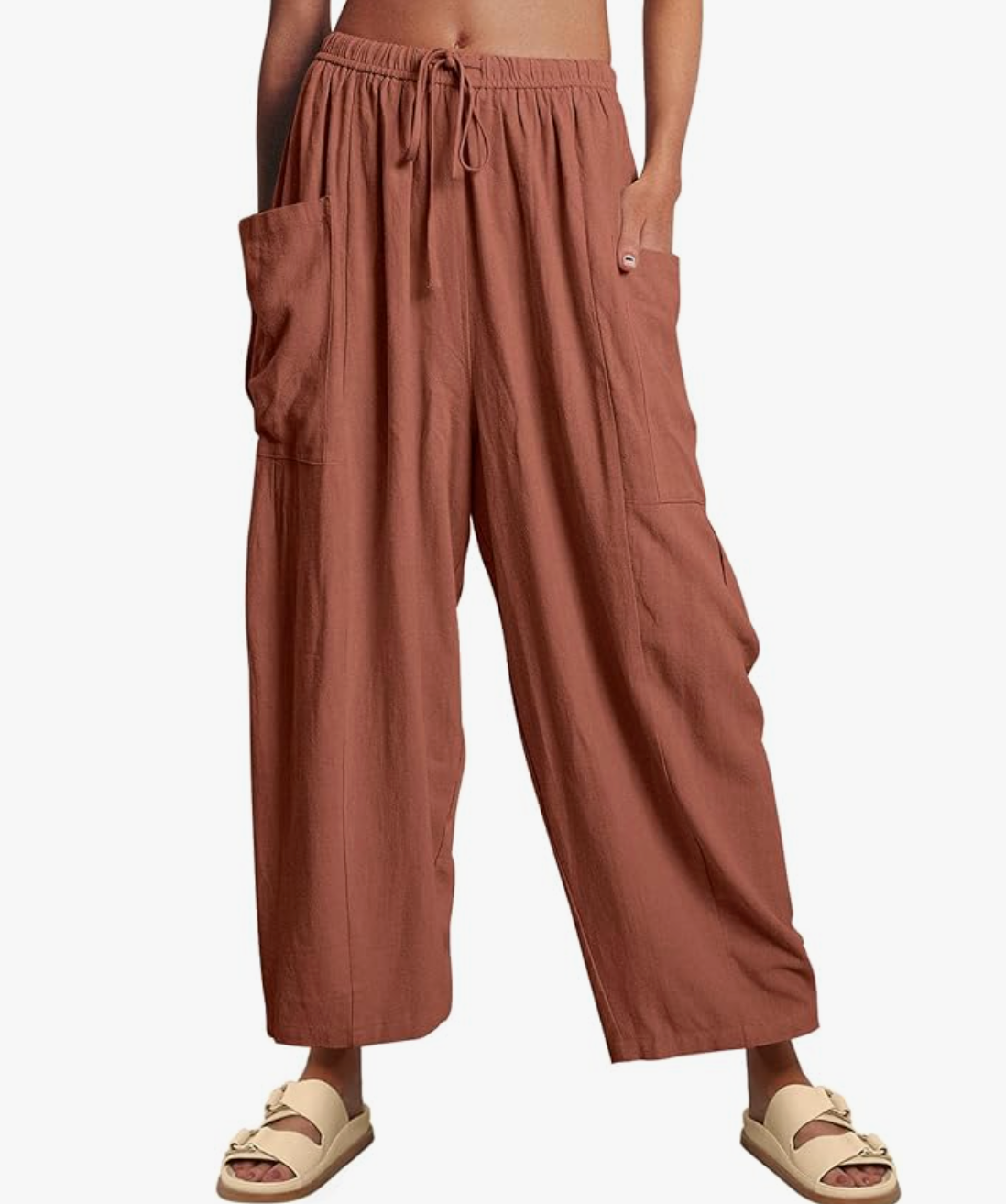 GABRIELLA | Pantaloni estivi con gamba larga