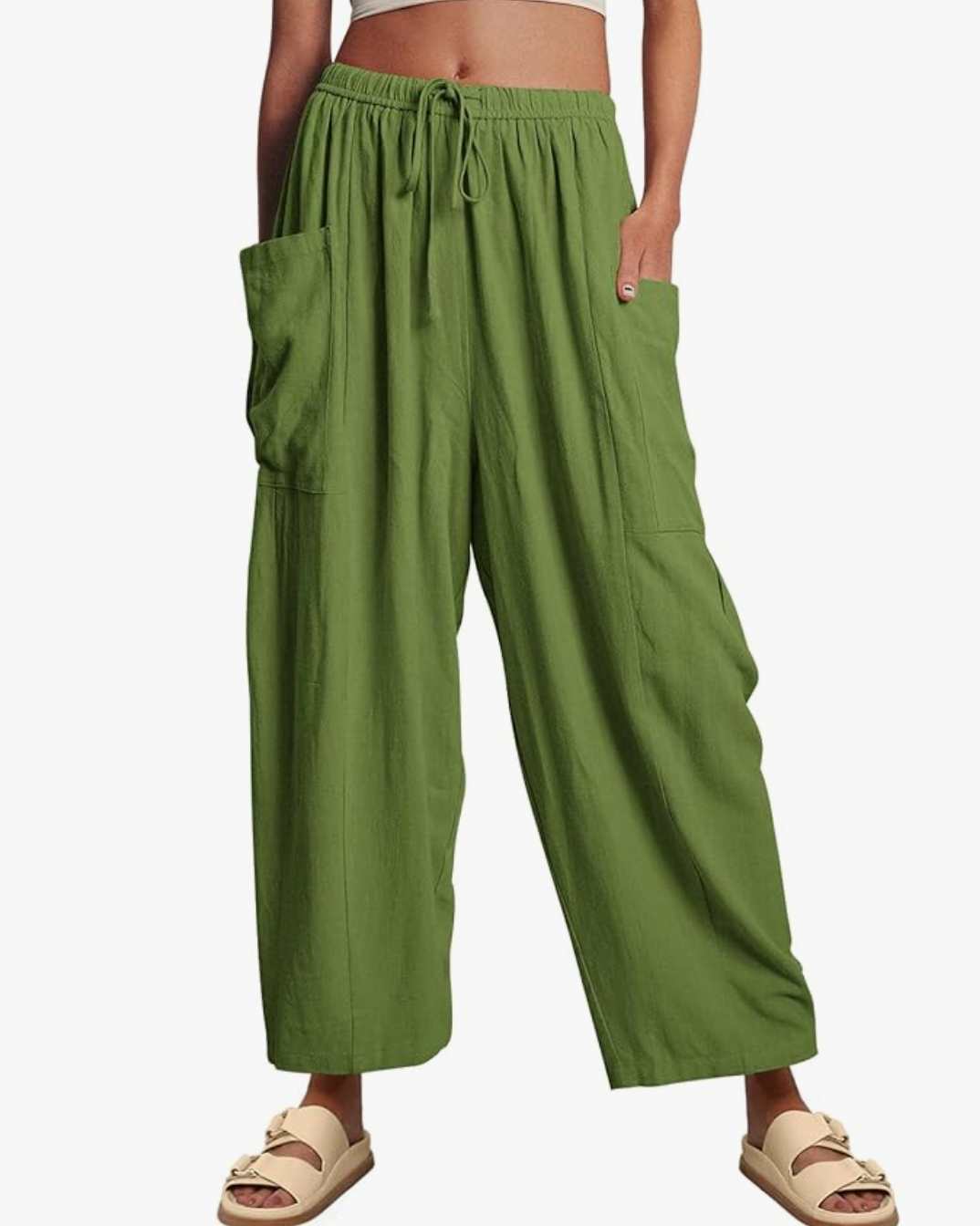 GABRIELLA | Pantaloni estivi con gamba larga